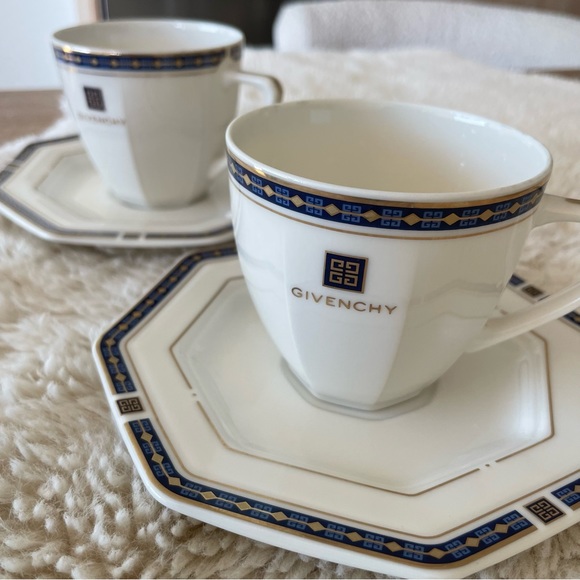 GIVENCHY Tea Cup with Saucer Set of 2 - Picture 5 of 5